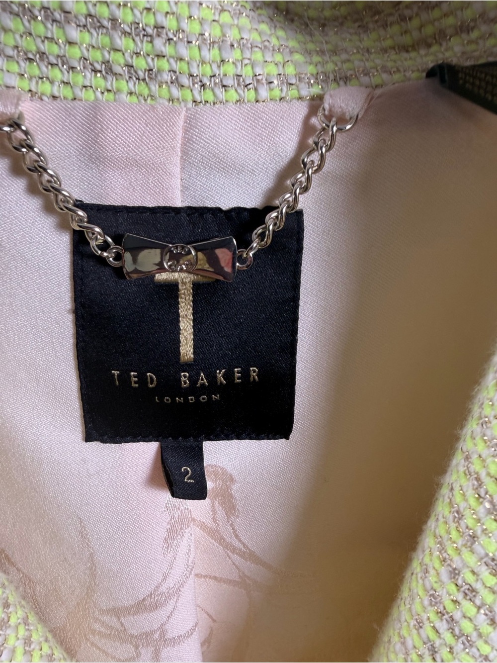 Ted Baker Noira Biker Jacket NWOT - Picture 3 of 5